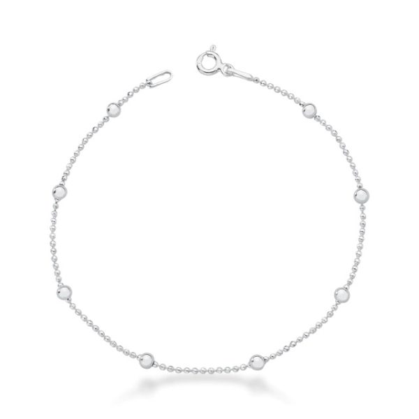 Pulseira Diamantada com Bolinhas de 2mm - PRATA 925 - Image 2