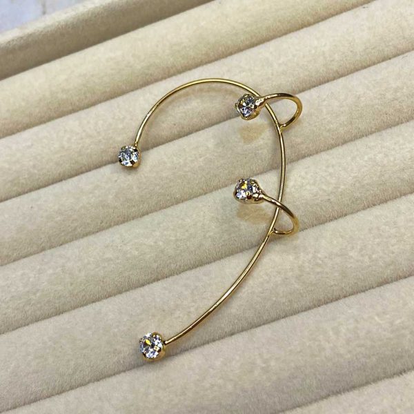 Brinco Ear Cuff Pontos de Luz - Orelha Direita - SEMIJOIA